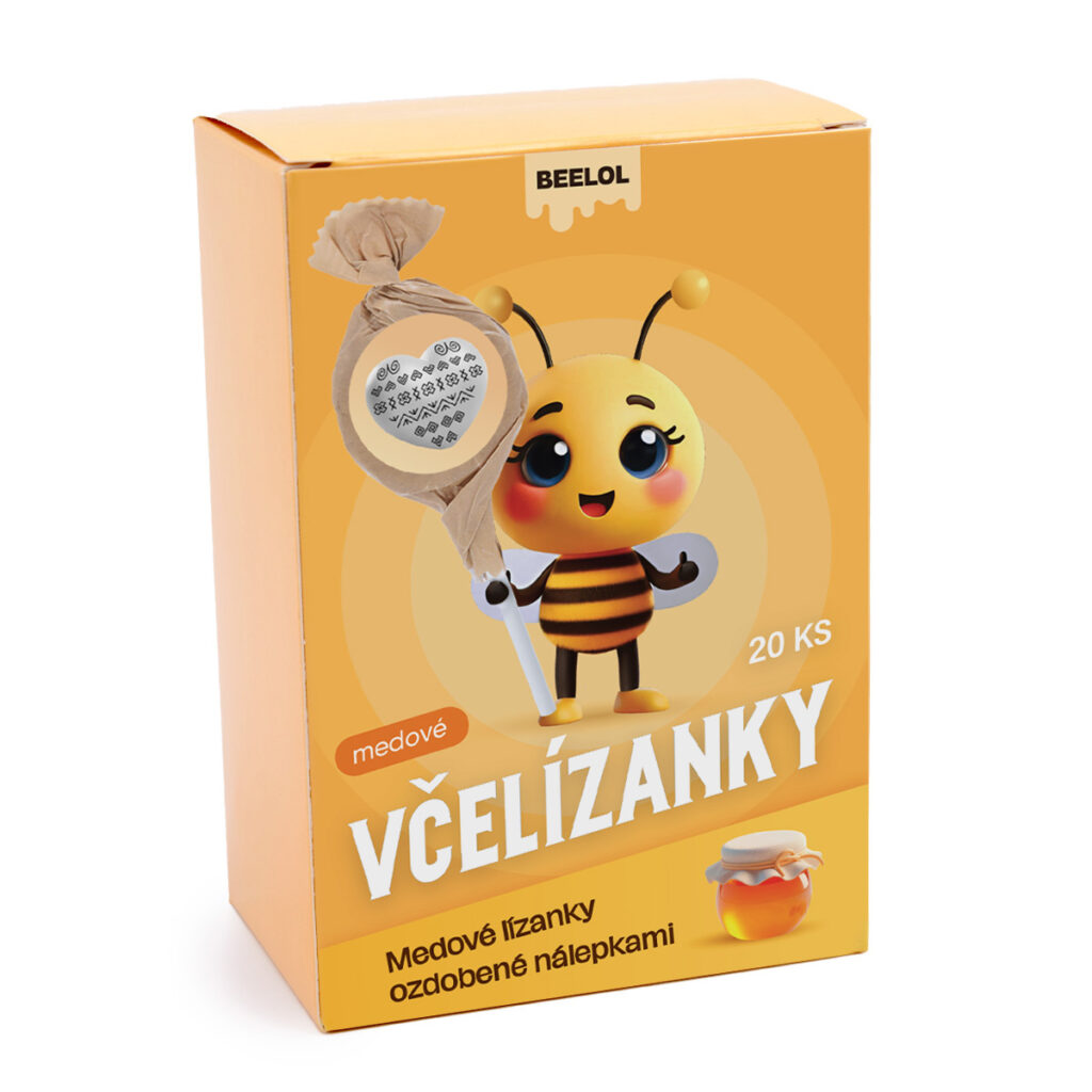 VCELIZANKY med nalepka folk srdce