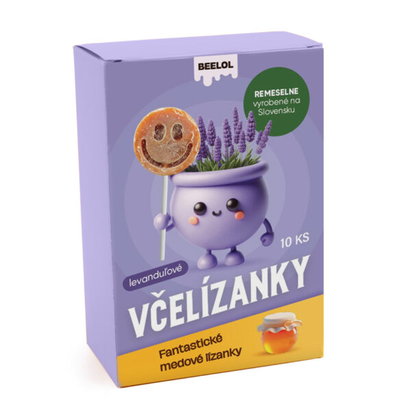VČELÍZANKY - levanduľové lízanky 10ks x 6g