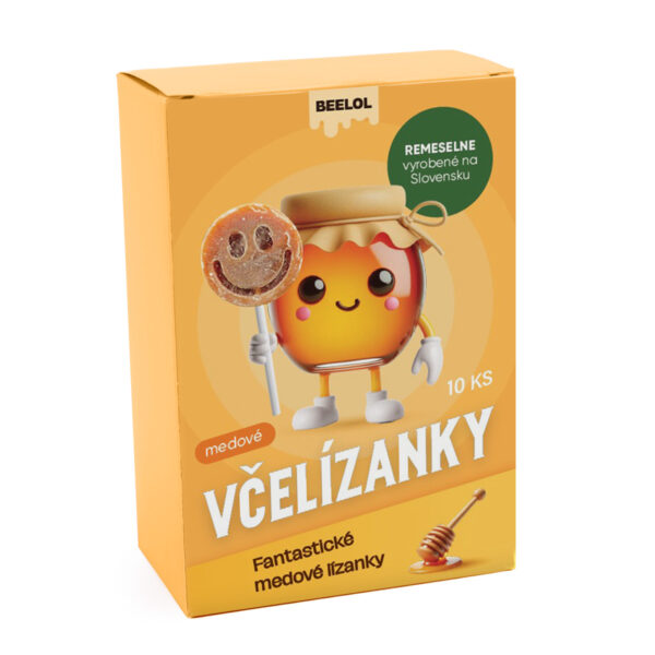 VČELÍZANKY - medové lízanky 10ks x 6g