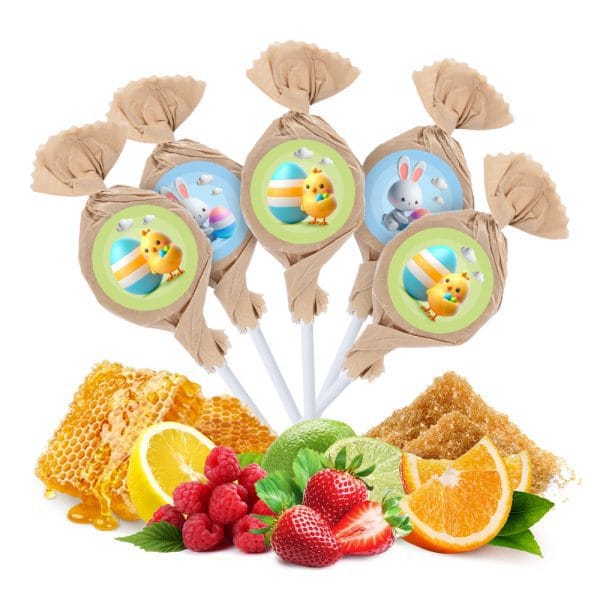 Ovocné lízanky kuriatko a zajačik