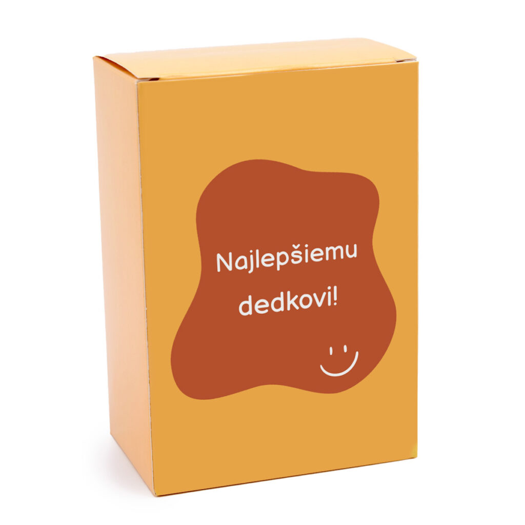 naj dedkovi krabička med nalepka