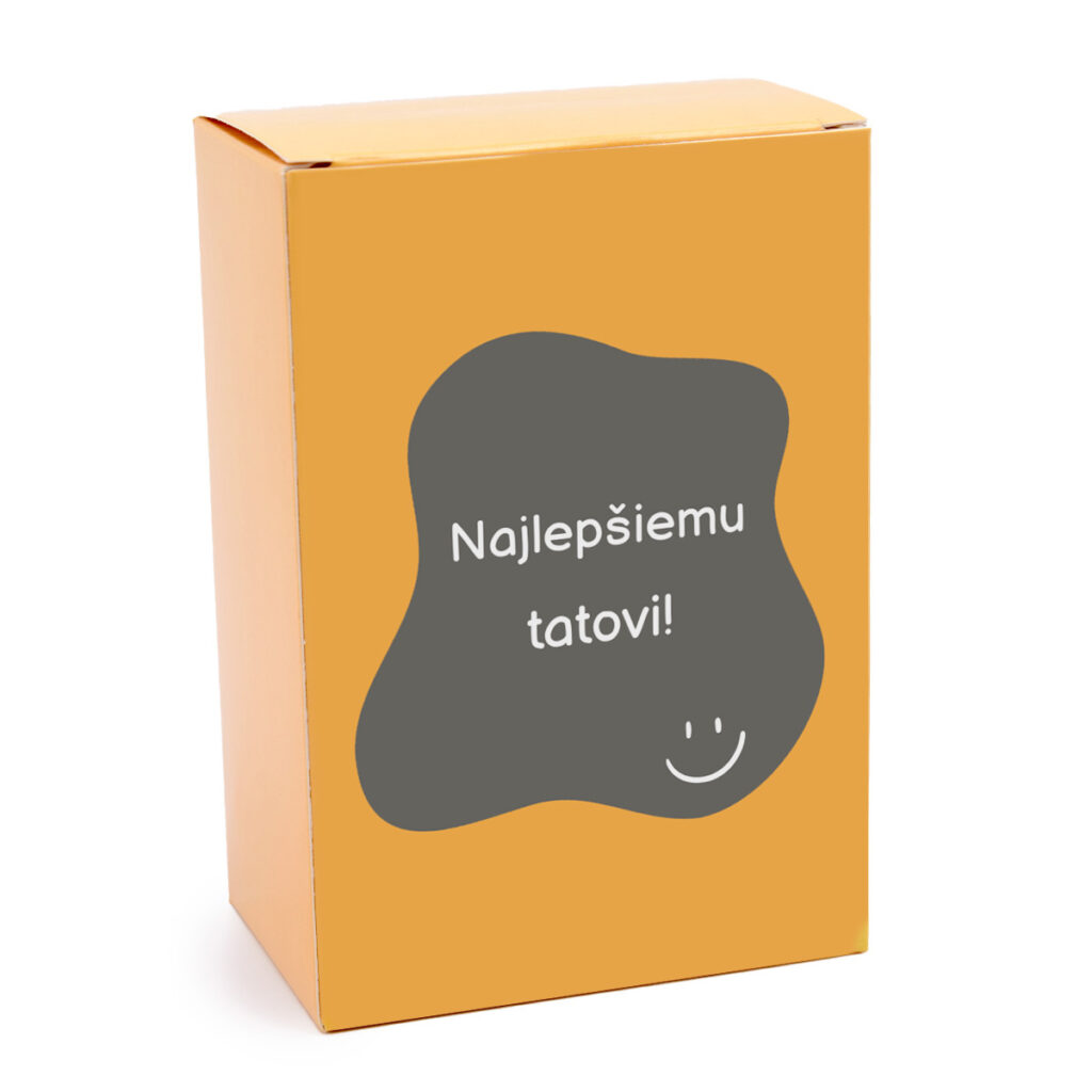 naj tatovi krabička med nalepka