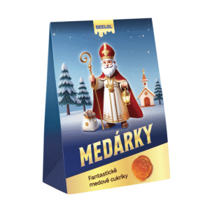 medarky mikulas MEDÁRKY - medové cukríky originál 70g - „MIKULÁŠ“ (eko balenie)