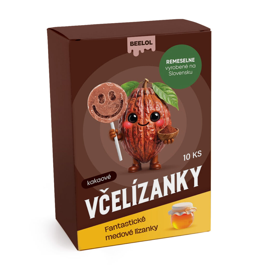 VČELÍZANKY - kakaové lízanky 10ks x 6g